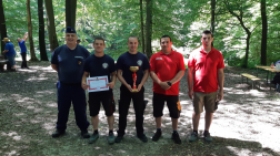 Önkéntes mentőszervezetek versenye az ajkai parkerdőben