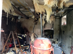 Két baleset mellett egy tűzesetnél avatkoztak be a tűzoltók tegnap