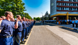 Fogadalmat tettek az újonc tűzoltók