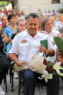 Őri György tűzoltó alezredes Thuri díjas