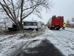 Baleseteket okozott a havazás
