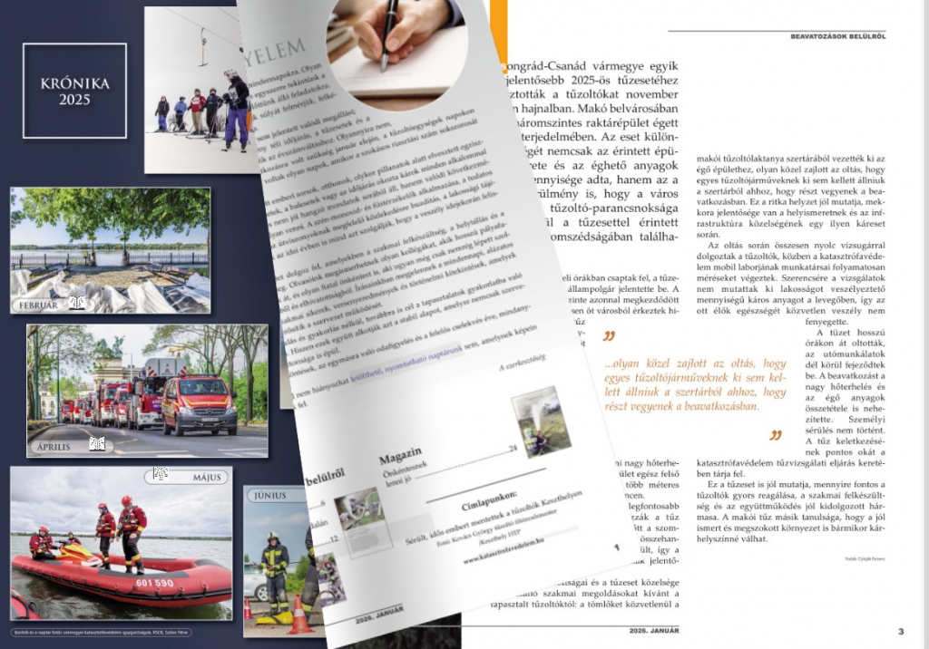 KATASZTRÓFAVÉDELEM - 119. ELEKTRONIKUS LAPSZÁM