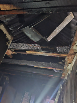 Tűz miatt lakhatatlan lett egy ház Zircen