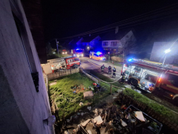 Tűz miatt lakhatatlan lett egy ház Zircen