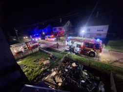 Tűz miatt lakhatatlan lett egy ház Zircen