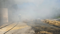 Szalmabálák égtek Nagyalásonyban