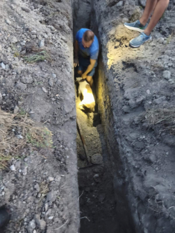 Öt hektáros tűz Magyargencsnél