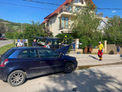 Két autó karambolozott Balatonfüreden, az Öreghegyi utcában.