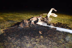 Kiégett egy kisrepülő a balatonfőkajári reptéren